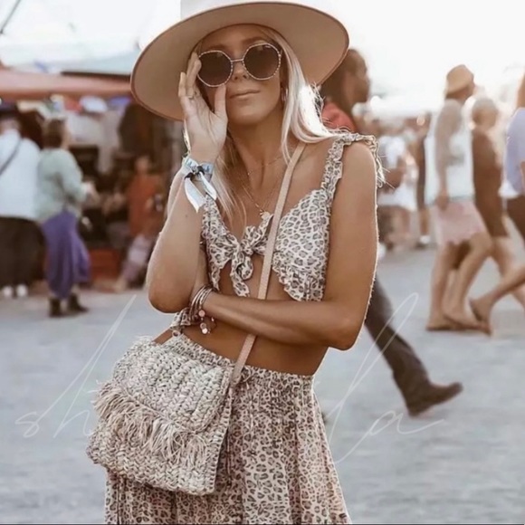 NWT Leopard Print Top & Skirt Set - Picture 2 of 7